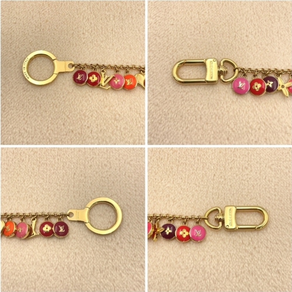 Auth Louis Vuitton M65911 Porte Crecienne Bastille GD Key Chain W/Box - Picture 12 of 14